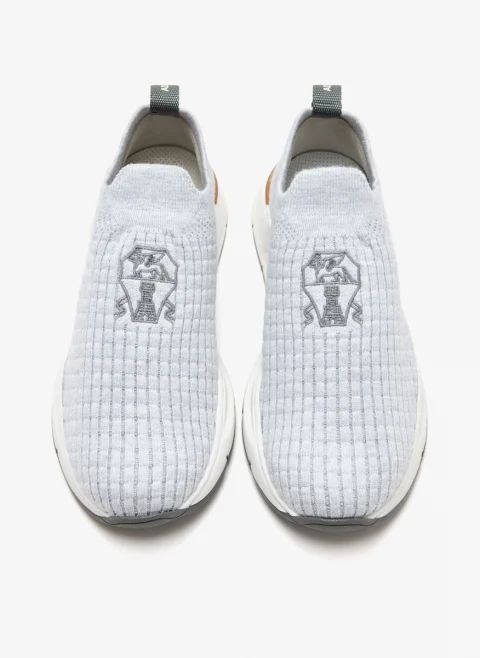 Кецове 'Cotton knit' Brunello Cucinelli Kids — снимка 3