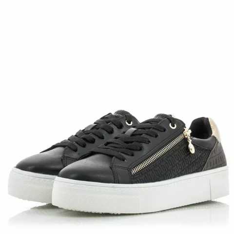 Дамски Сникърс TAMARIS – 1-23313-41-048 BLACK/GOLD — снимка 3