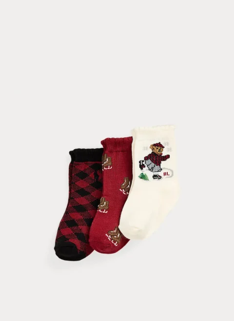 Сет чорапи 'Polo Bear' Ralph Lauren Kids