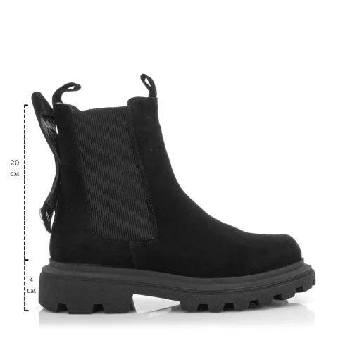 Дамски Равни Боти CARLO FABIANI – 252-38813 BLACK — снимка 6