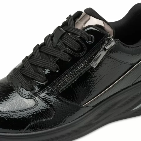Дамски Сникърс TAMARIS – 1-23754-45-018 BLACK PATENT — снимка 4