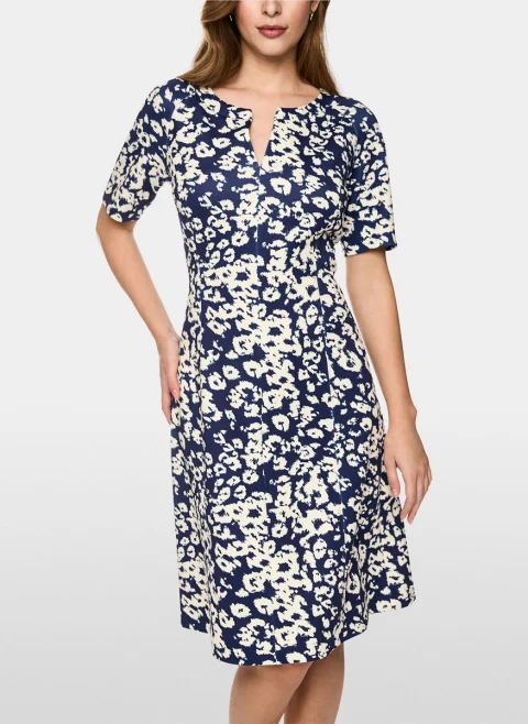 Рокля с цялостен принт Marc Cain Collections — снимка 6