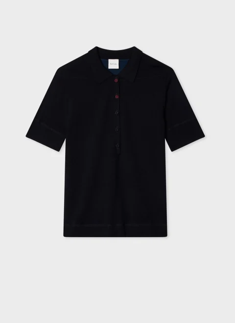 Полошърт от мерино Paul Smith — снимка 5
