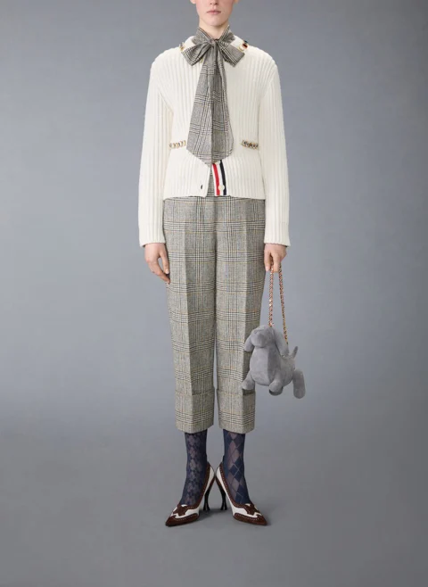 Жилетка от кашмир с кристали Thom Browne — снимка 6