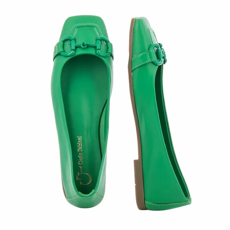 Дамски Балерини CARLO FABIANI – M.23030 ZB R548 GREEN — снимка 3