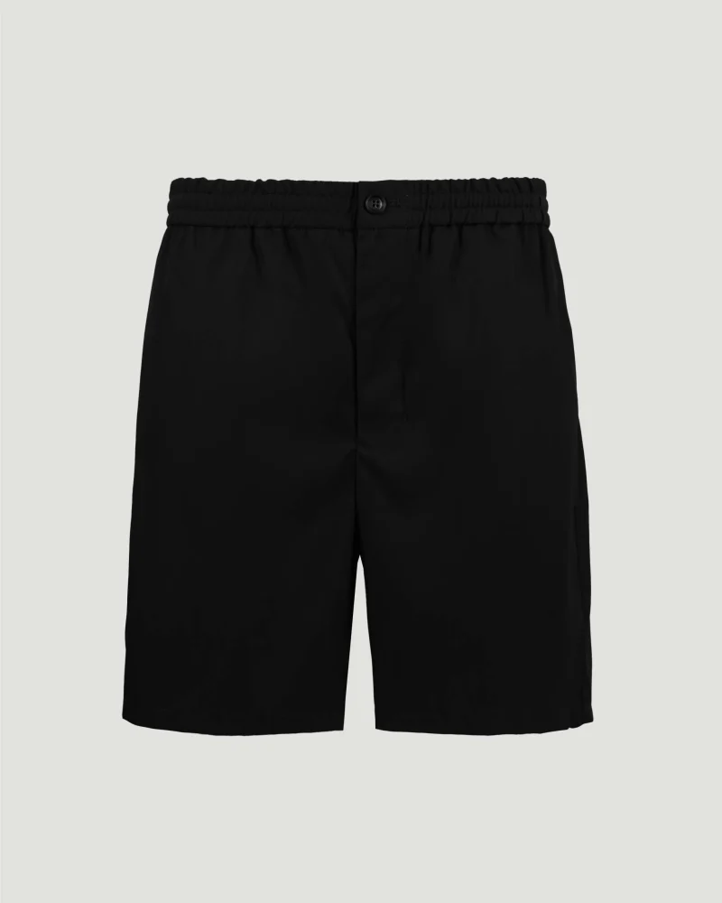Twill Shorts in Black