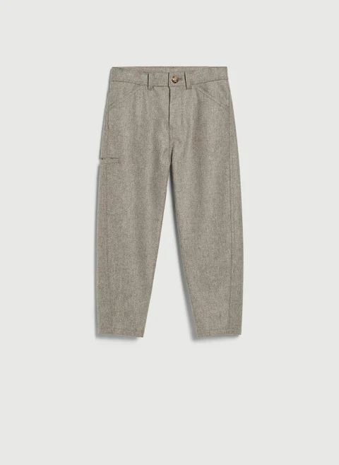 Панталон от вълна 'Functional look' Brunello Cucinelli Kids 12 — снимка 6
