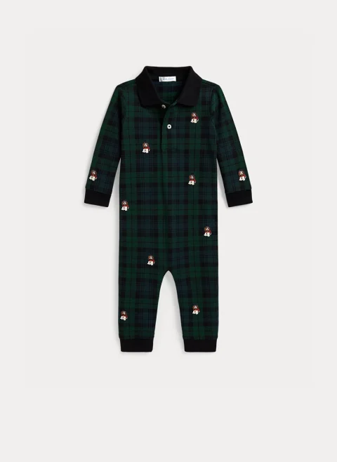 Гащеризон с бродирани детайли 'Scottish' Ralph Lauren Kids