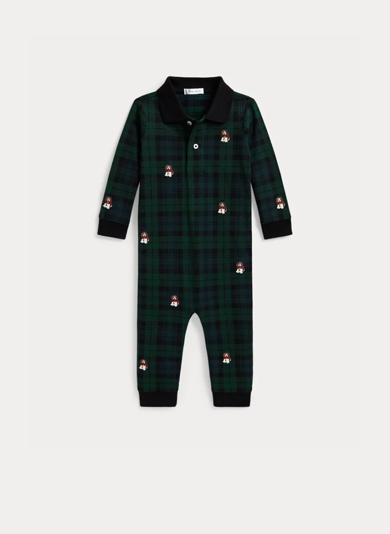 Гащеризон с бродирани детайли 'Scottish' Ralph Lauren Kids