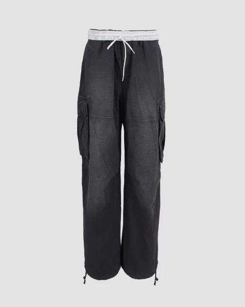 Cargo Trousers in Black