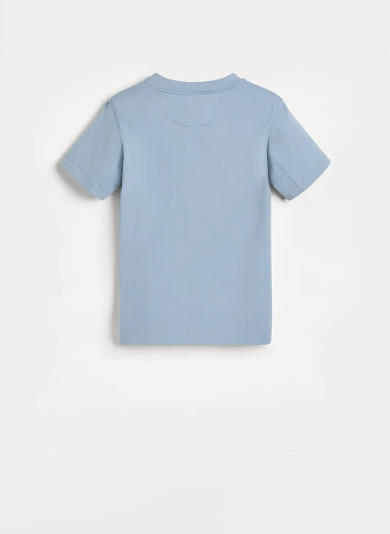 Тишърт с принт Brunello Cucinelli Kids 4-6 — снимка 2