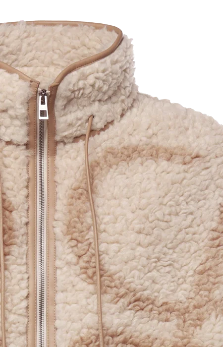 Vest in Beige Wool Blend — снимка 2