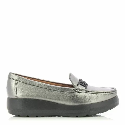 Дамски Лоуфър WIRTH – 50681 LOCANDA METALIC PEWTER