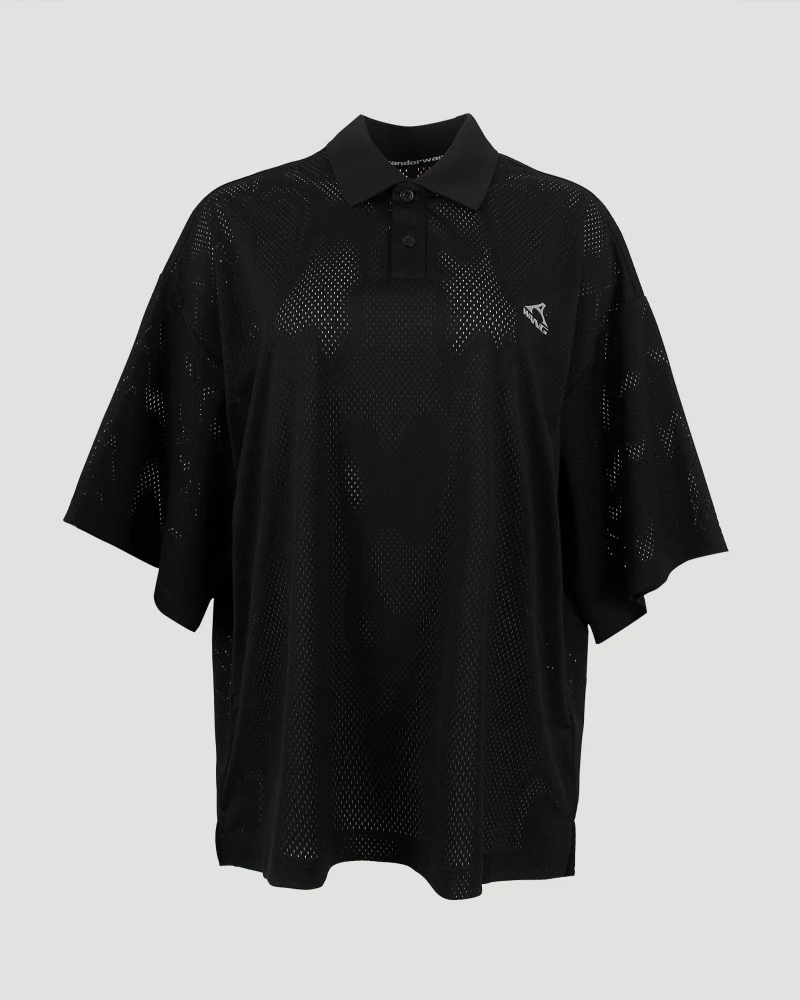 Athletic Mesh Logo Polo