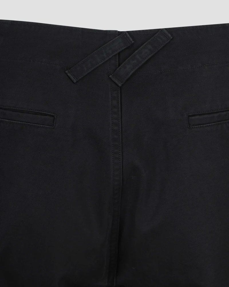 Cotton Trousers in Black — снимка 3
