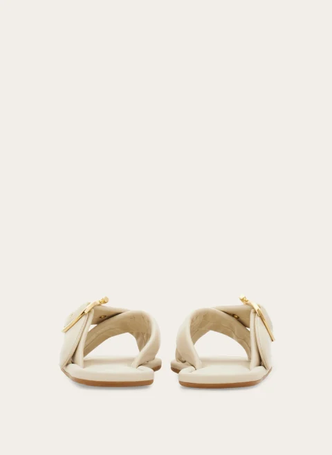 Чехли от естествена кожа Ferragamo — снимка 4