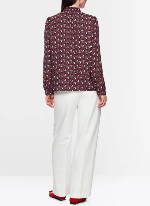 Блуза с цялостен принт Marc Cain Collections — снимка 9