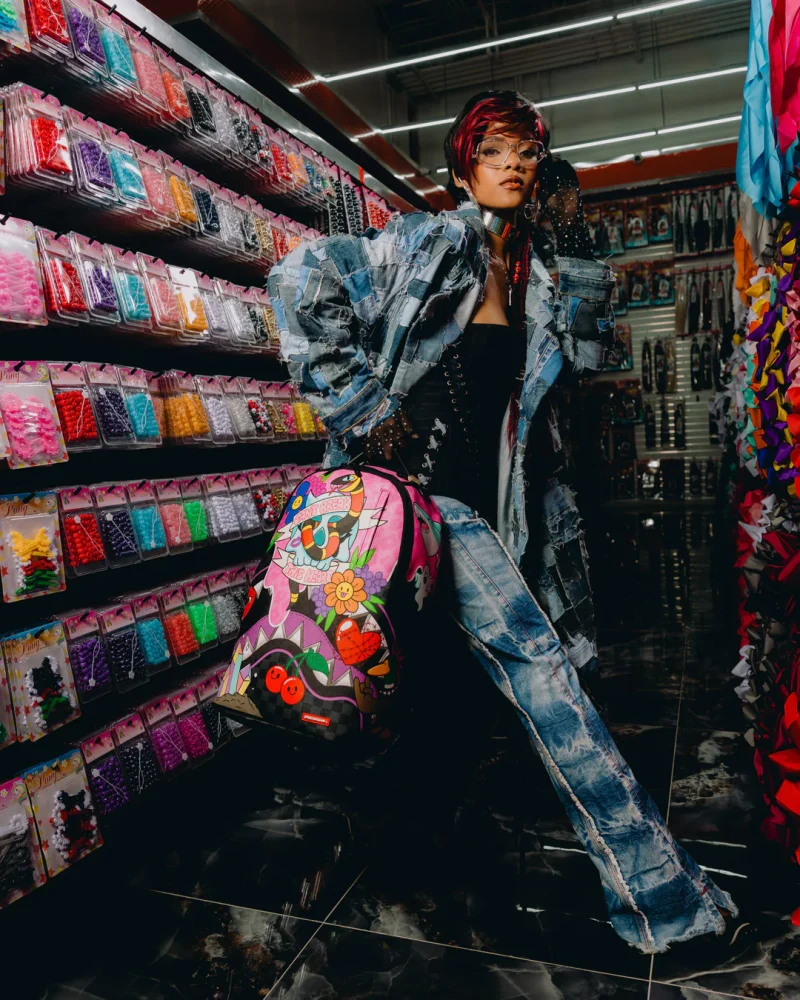 Раница WTF PUNK ROCK CHICK BACKPACK — снимка 2
