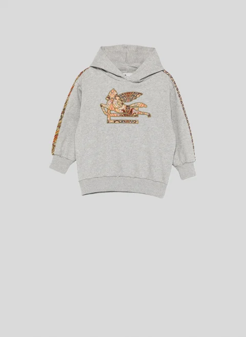 Суитшърт с бродерия 'Pegasus' Etro Kids