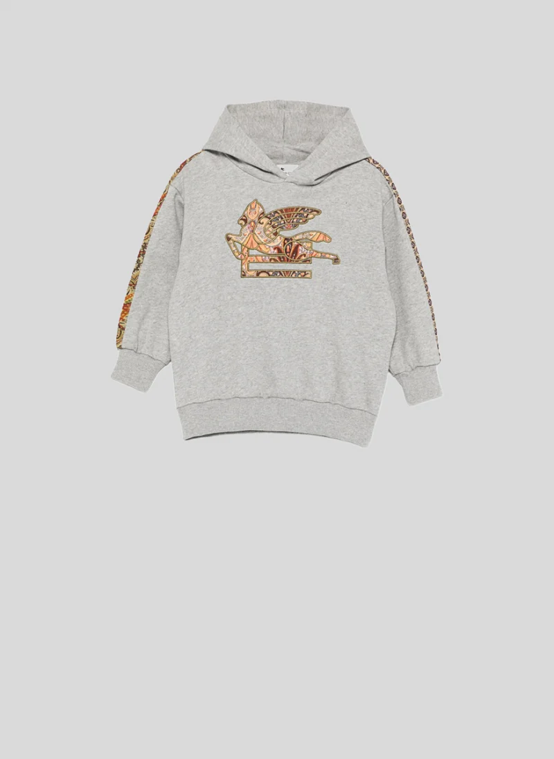 Суитшърт с бродерия 'Pegasus' Etro Kids