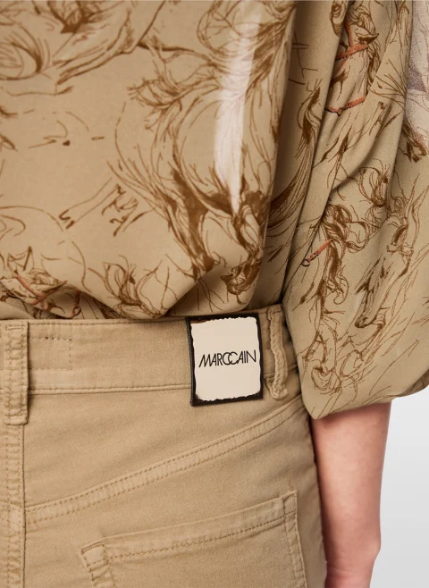 Панталон с метални детайли 'Feura' Marc Cain Collections — снимка 4