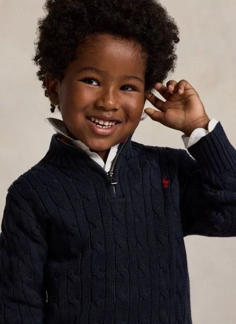 Пуловер 'Cable-Knit' Ralph Lauren Kids 2-7 — снимка 2