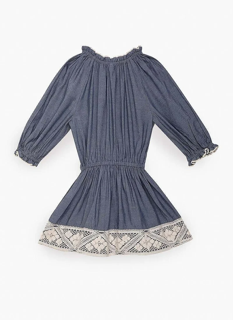 Рокля от памук Zimmermann Kids — снимка 2