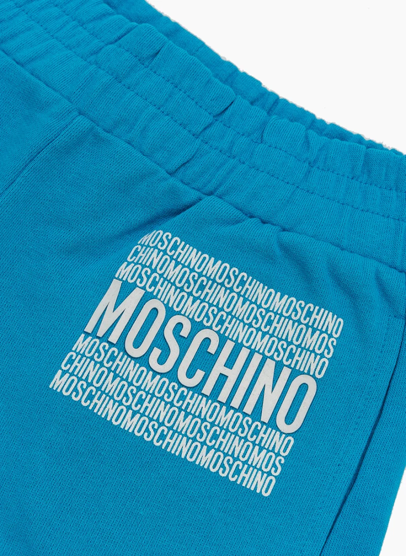 Къс спортен панталон с принт Moschino Kids — снимка 3