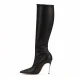 Дамски ботуши с ток "Blade" Casadei — снимка 4