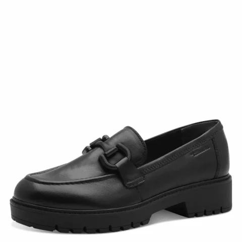 Дамски Лоуфър TAMARIS – 1-24723-43-003 BLACK LEATHER — снимка 3