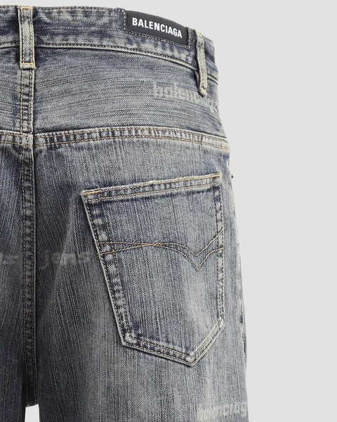 Allover Logo Denim Jeans — снимка 3