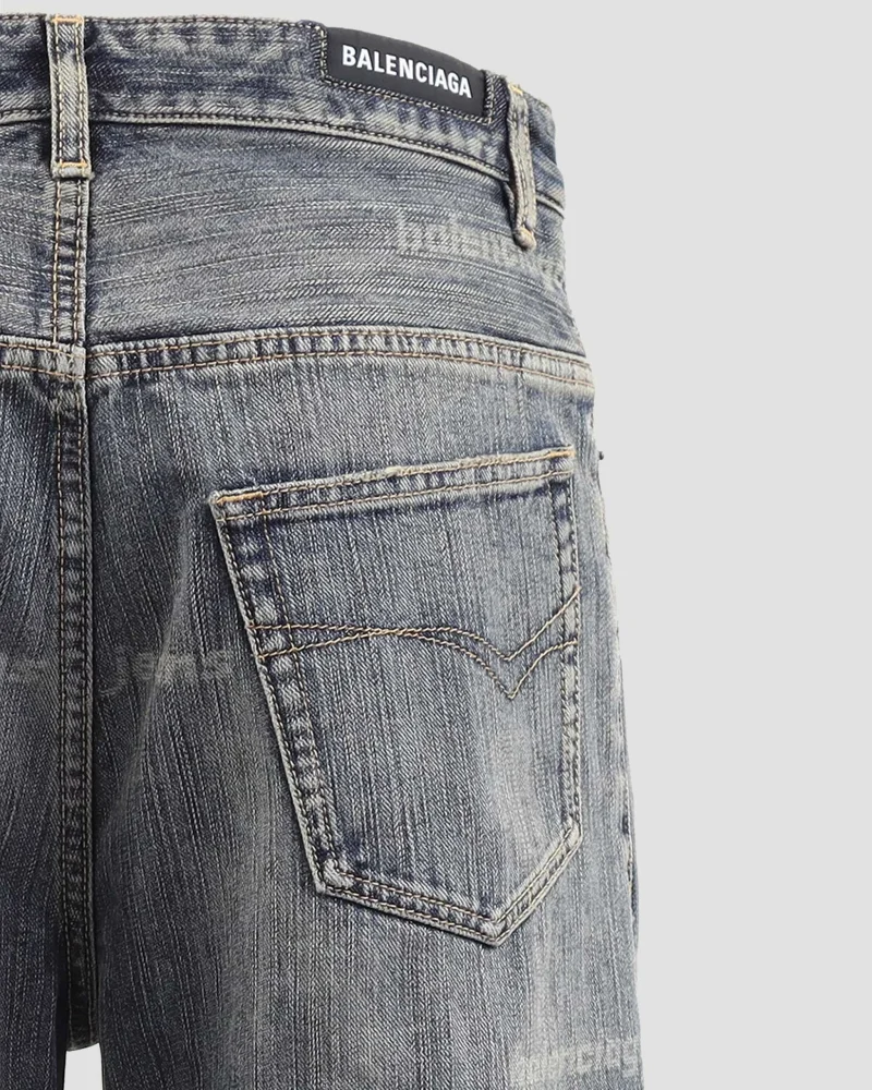 Allover Logo Denim Jeans — снимка 3