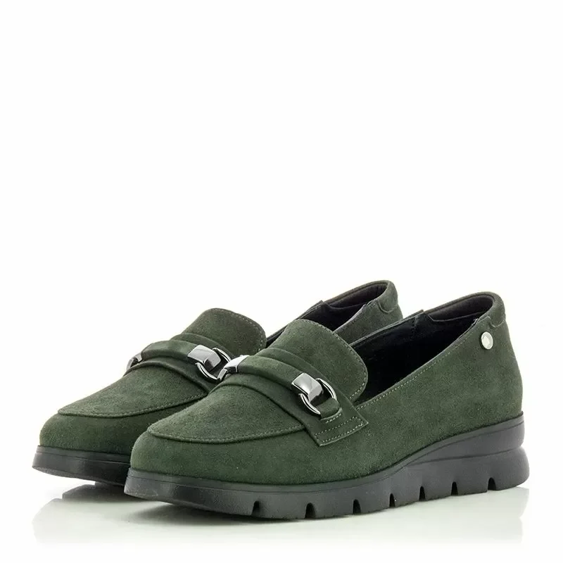 Дамски Мокасини VERONELLA – 375-5757 GREEN — снимка 2