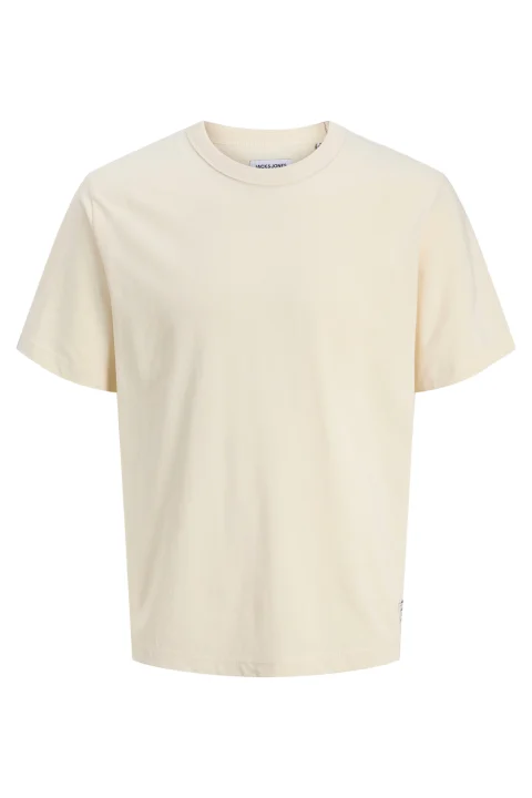 T-Shirt Jjedover Tee Ss Crew Neck 12279526 11-0105 TCX antique white