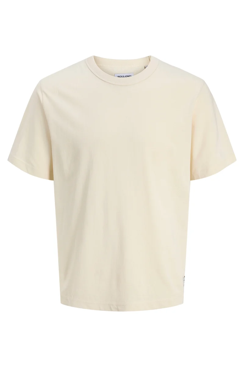 T-Shirt Jjedover Tee Ss Crew Neck 12279526 11-0105 TCX antique white