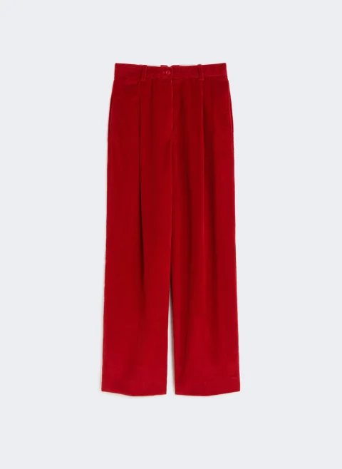 Панталон от рипсено кадифе Weekend Max Mara Ordine — снимка 7