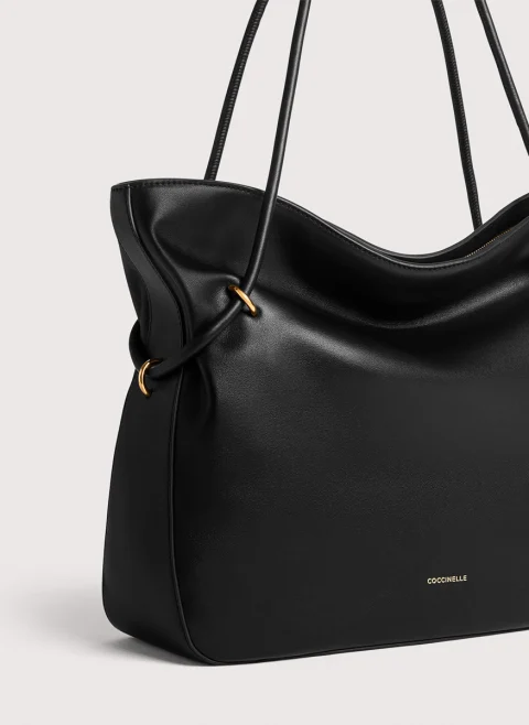 Кожена чанта Coccinelle Lizzie Medium — снимка 8