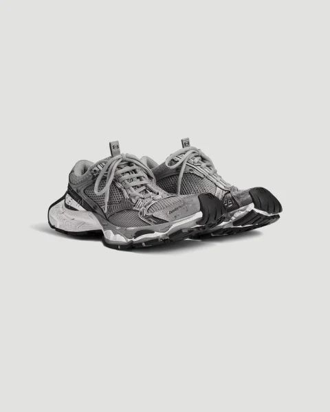 Men's Stapler Sneakers in Grey and Silver — снимка 2