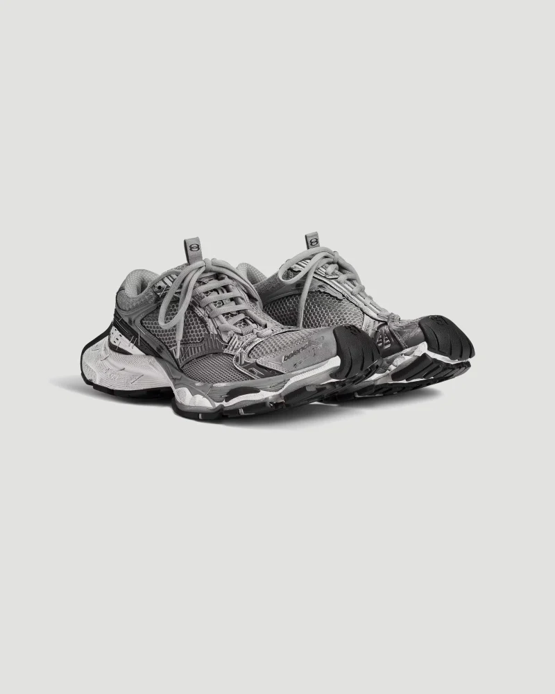 Men's Stapler Sneakers in Grey and Silver — снимка 2
