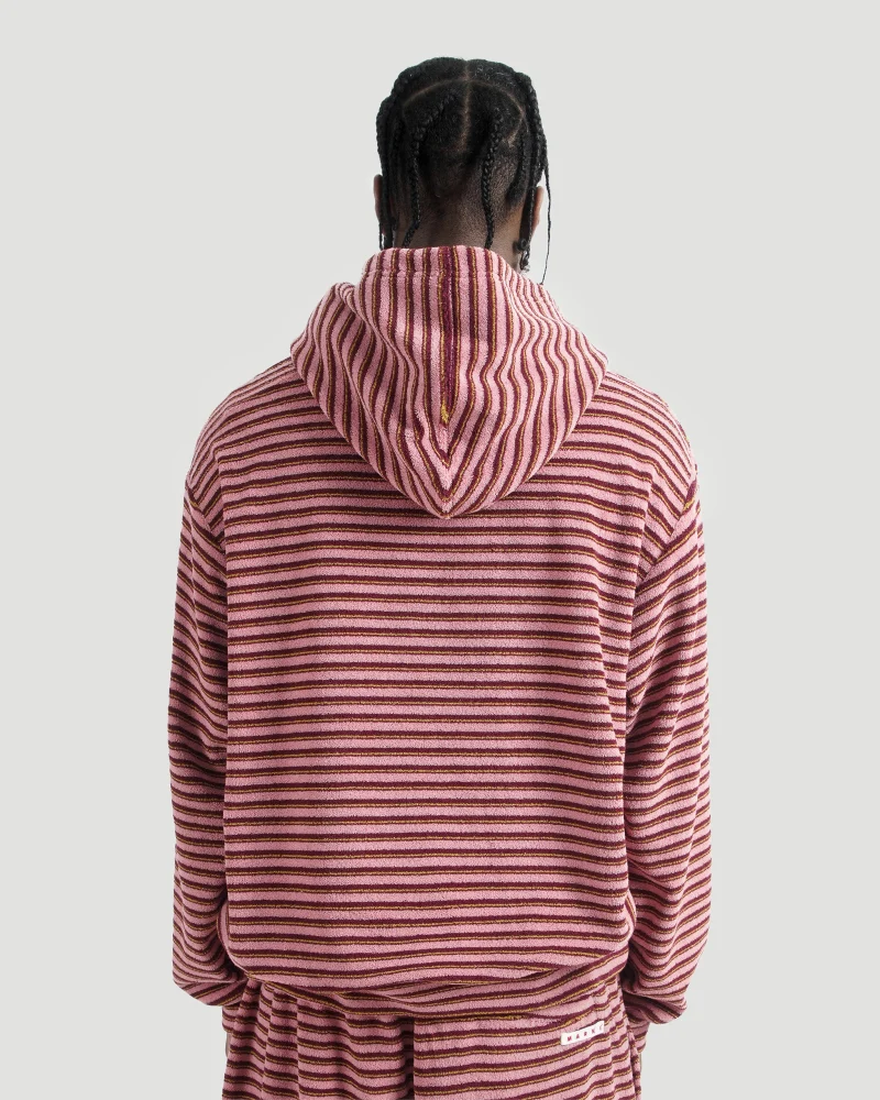 Layered Striped Hoodie — снимка 4