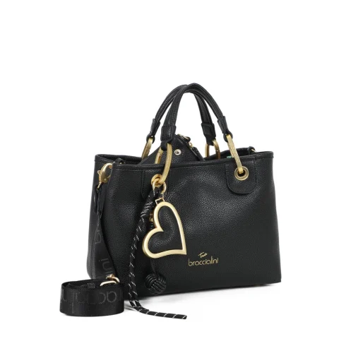 Дамска черна чанта Beth Jewels Braccialini — снимка 6