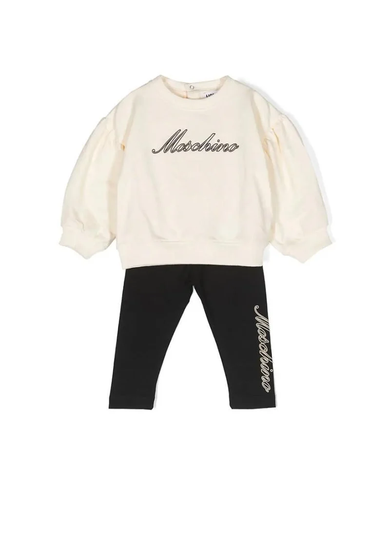 Комплект с лого принт Moschino Kids