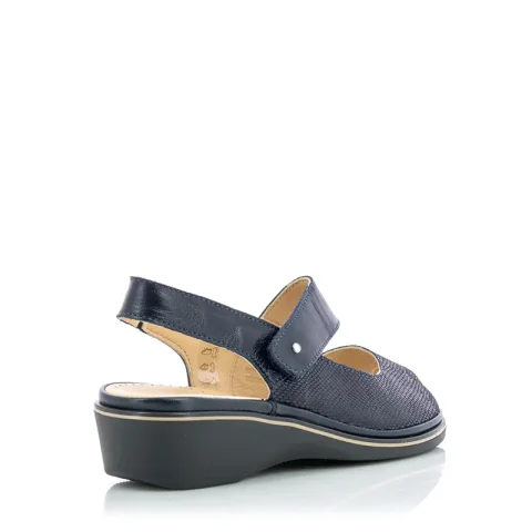 Дамски Сандали Комфорт ATEMA – 12012-M BLUE MARINO — снимка 2