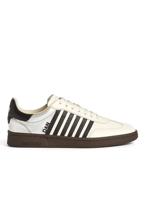 Sneakers SNM044201501451 M4133 latte+nero+silver