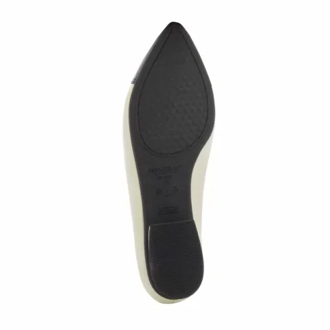 Балерини PICCADILLY – 279025-2 OFF WHITE/PRETO — снимка 3