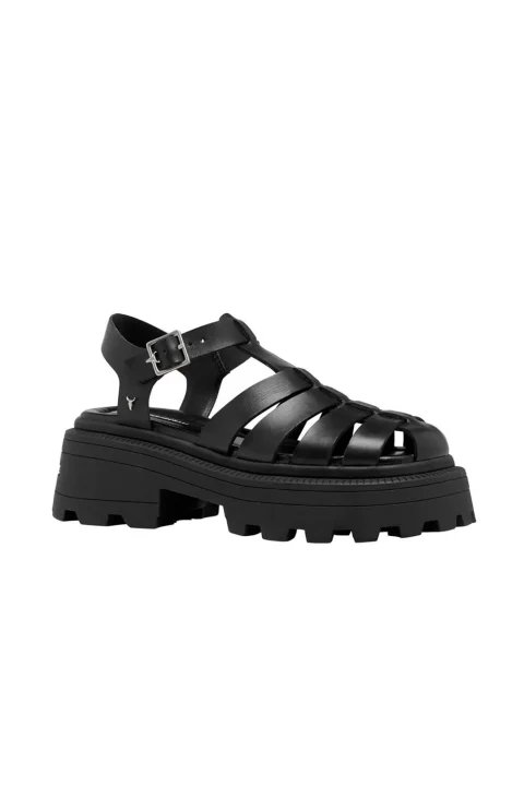 Сандали Rare Sandals 0112000843 bs black, white black — снимка 2