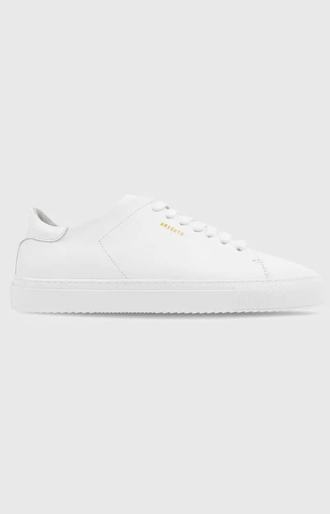 Бели кожени спортни обувки CLEAN 90