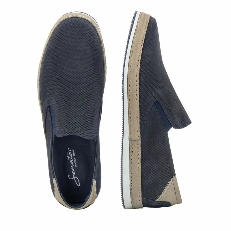 Мъжки Ежедневни SENATOR – M-3732 NAVY — снимка 2