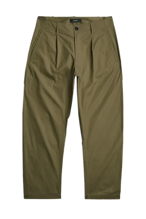 Панталон Pleated Loose Tapered Chino D28353-E077-H685 dark khaki