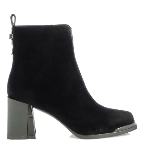 Дамски Боти На Ток CARLO FABIANI – 2636002 BLACK SUEDE